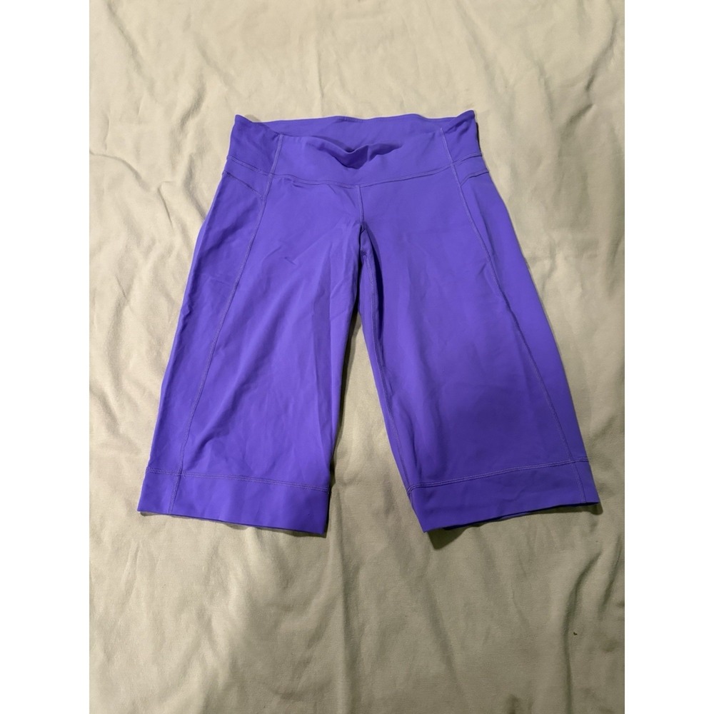 Lululemon Clam Digger II Power Purple Sz 10 Crop Yoga Pant‎ Capri Stretch Gym